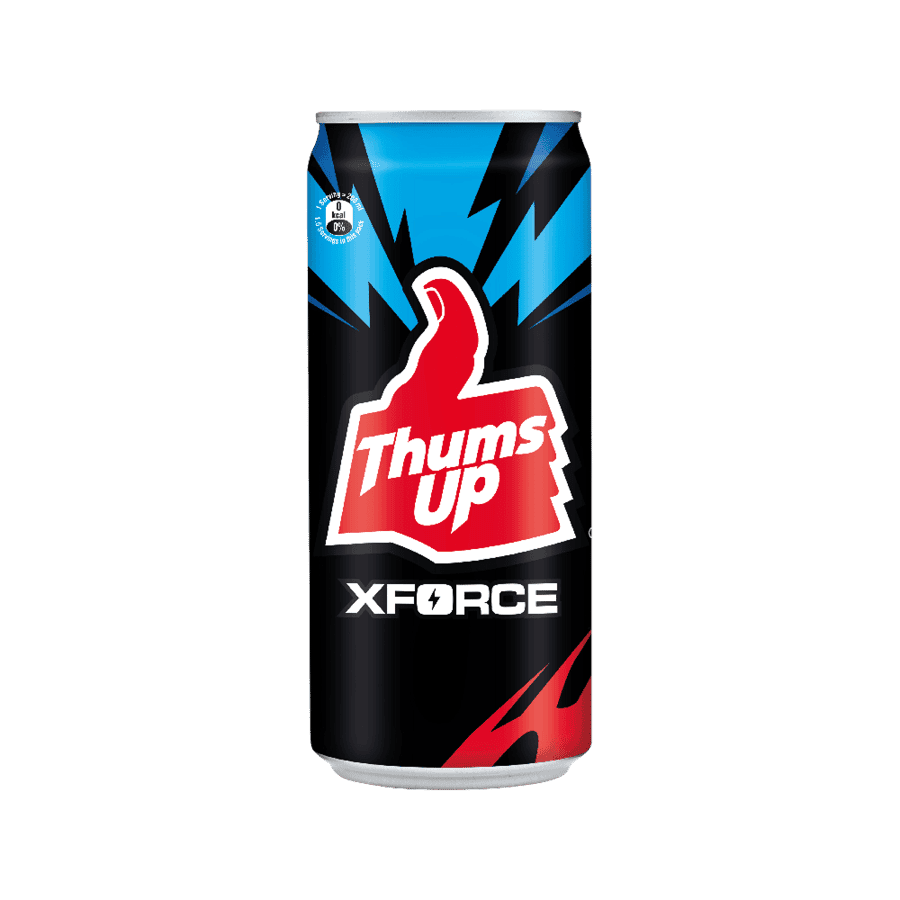Thums Up X Force Zero Sugar Cola Soft Drink – 300ml - Image 1