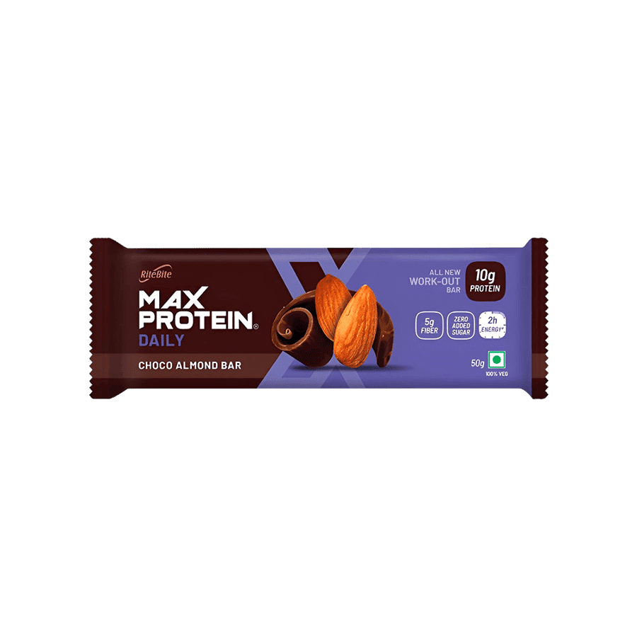 RiteBite Max Protein Daily Choco Almond 10 g Protein Bar